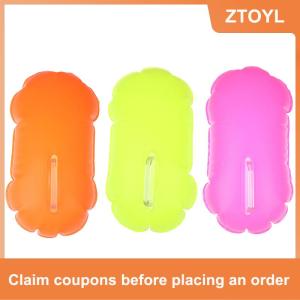 【ZTOYL】 1PC PVC bơi phao an toàn không khí khô Tow Bag Float Inflatable tín hiệu trôi Túi