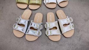 [Free Shipping] Belt buckle niche retro student sandals for women 2026 new summer casual fashion flat beach sandals for outdoor wear