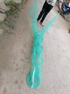 Dớn Cốc bắt cá lươn trạch tép  đuôi 5 vành dài 1m7 đăng xanh cao 80cm dài 2m5.