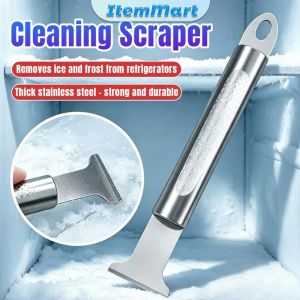 Item Stainless Steel Ice Scraper for Refrigerator Defrosting Fridge De‑Icing Cleaning Shovel