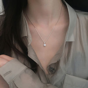 MillionGrid Bóng nước thả hình Vòng cổ cho phụ nữ Zircon nước thả Mặt dây chuyền xương đòn Chuỗi vòng cổ Ngày Valentine Quà tặng đám cưới bên đồ trang sức