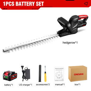 ONEVAN 510MM Cordless Brushless Hedge Trimmer SK5 Garden Trimmer Pruning Saw 7200SPM Lawn Mower Garden Pruning Tool For Makita 18V Battery