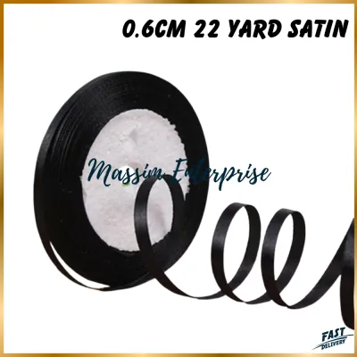 0.6cm Satin Ribbon 2cm Satin Ribbon 4cm Satin Ribbon 25 Yard Satin Ribbon Riben Ribbon Hadiah Satin Riben