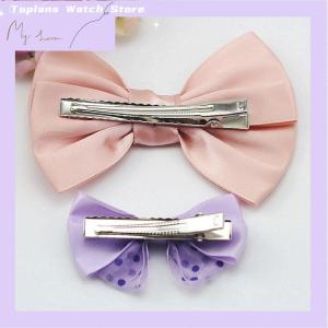 [Toplans]💖[HOT SALE]🎈🎈 50pcs Metal Alligator Hair Clips Bow Teethed Barrette Crocodile Clamp DIY Clip