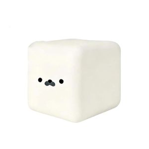 NOBLELYN Ultra Soft Tofu Squeeze Toy Slow Rising Moldable Fidget Toy Portable Square Sensory Toy Gift