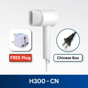 Xiaomi H300 Anion Hair Dryer 1600W Hairdryer Negative Ions Strong Wind Quick Dry Hair Blower Pengering Rambut Hairdryer
