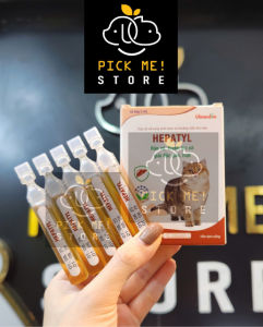 Vemedim Hepatyl Giúp Bổ Gan Giải Độc Gan Bảo Vệ và Thanh Lọc Gan Cho Chó Mèo - Dạng ống Dễ Uống