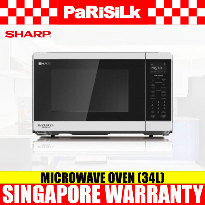 Sharp R34si Sharp R-34SI-W Basic Inverter Microwave Oven (34L) | Lazada Singapore