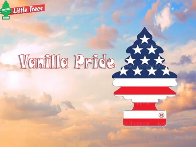 Vanilla Pride Little trees แผ่นน้ำหอมแท้ 100% สินค้าพร้อมจัดส่ง