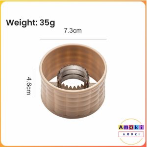 AmoKi Creative Corn Stripper Stainless Steel Corn Cob Remover Cutter Corn Threshing Tools