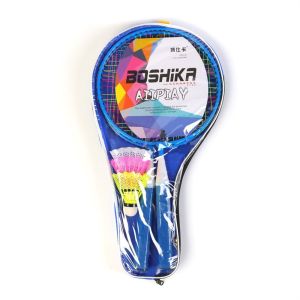 SERAPHYXO with 3 Balls Children Badminton Rackets  Iron Alloy Kids Badminton Set Parent Child Interaction Anti Slip Family Game