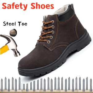 Brand GenGeGo (3 Days Delivery)COD Safety Shoes Men Women Boots Boots Male Welders Boots\n Hight-top Steel Head Dustproof Smashing Oil Resistant Deodorizing Anti-slip