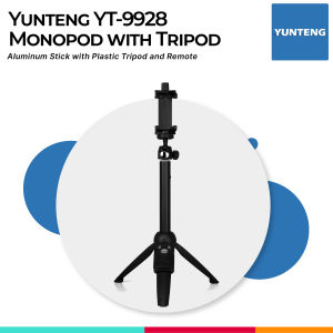 YUNTENG YT-9928 3-in-1 Tripod Selfie Stick With Bluetooth Remote Shutter For Mobile Phone