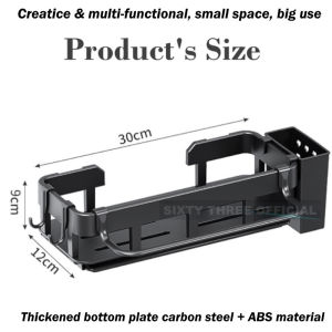 Sponge holder Modern kitchen organizer Space Aluminum Sink Drainer Rack Hanging Kitchen Organizer Dish cloth Rack