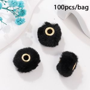 100pcs Mote Pompom | Manik Bulu | Pompom Bandul 20mm