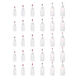 30 cái chống rò rỉ gia vị máy rút với đo lường đánh dấu chai bóp linh hoạt cho Essential nấu ăn