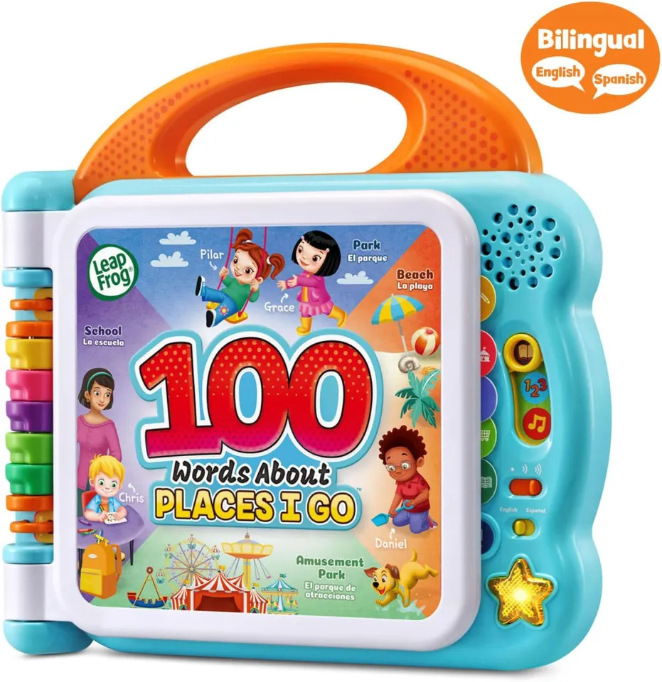 LeapFrog Learning Friends 100 Words Book Places I Go Animals