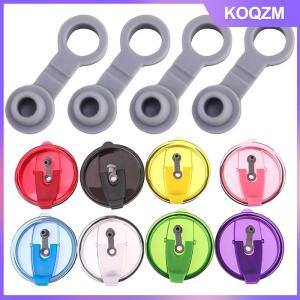 KOQZM 10 20pcs Universal Silicone Sealing Bottle Straw Hole Grommets Stopper Lids Straw Plug Replacement Tumber 20 30Oz Thermos Cup