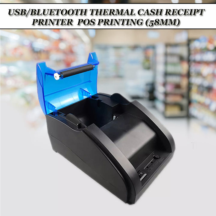 Usb Pos USB/BLUETOOTH THERMAL CASH RECEIPT PRINTER POS PRINTING (58MM) | Lazada PH