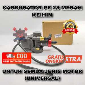 KARBURATOR PE 28 KEIHIN CARBURATOR PE28 BUAT SEMUA JENIS MOTOR (UNIVERSAL) ASLI ORIGINAL KEIHIN