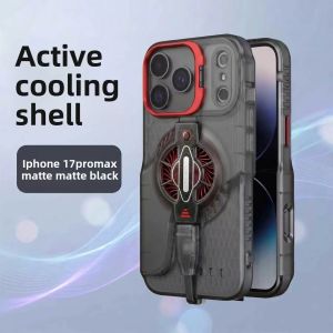 Suitable for iPhone 17ProMax – Universal Game Cooling Case with USB Powered Fan Live Streaming Specific Ultra-L