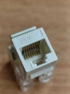 COMWAY CAT5e RJ45 Punch Down Keystone Computer Module Network Ethernet