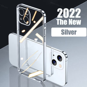 Plating Case for IPhone 15 Plus Pro Max Case Full Lens Protective Cover Shockproof Soft TPU Back Cover for IPhone 15 14 13 12 11 Pro Max Mini 2022 New Design I22-2