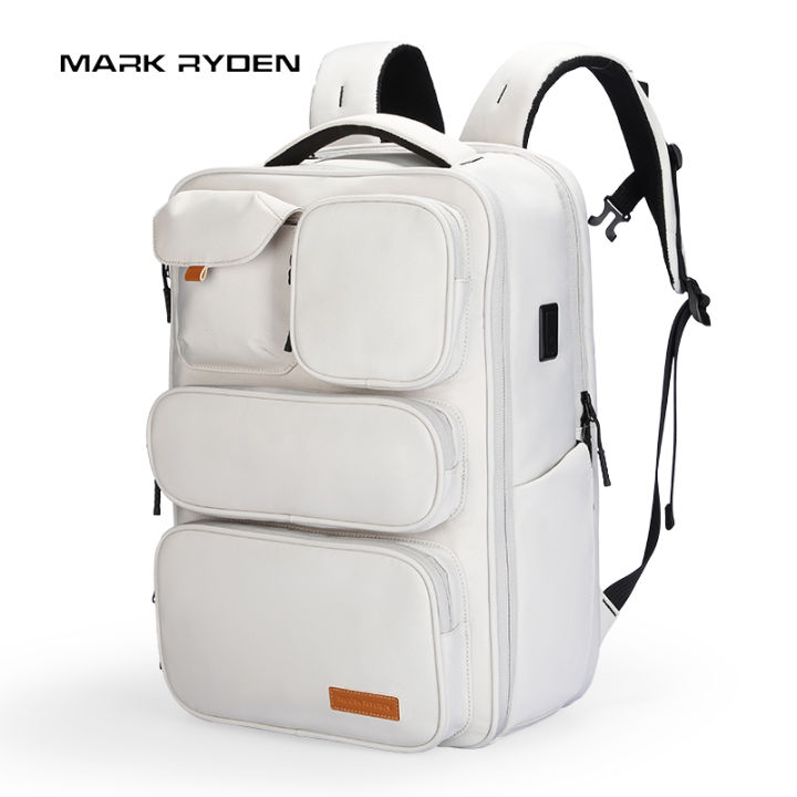 MARK RYDEN Backpack Unisex Multi Pockets Bag Large Capacity 17.3 inch