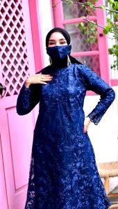 New gamis tingkat fery ditekan/gamis kondangan/gamis lebaran