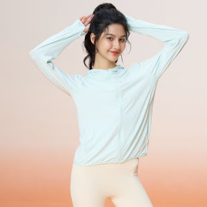 WiZi Jaket Anti UV Jaket Pelindung Matahari Wanita Baju Olahraga Airy Jaket UPF50+(MT02)