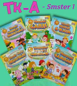 Paket 6 Buku TK A Kurikulum Merdeka Smester 1 Dan 2