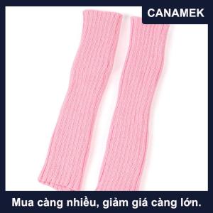【CANAMEK】 1 cặp dài ngón găng tay cho phụ nữ người đàn ông mềm Lolita Kawaii Mitten mùa đông ấm hơn cánh tay tay áo đa năng thời trang cánh tay bìa Quà Tặng