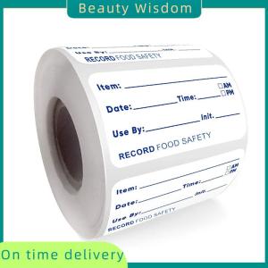 Beauty Wisdom 500pcs roll Kitchen Sticker Refrigerator Freezer Food Storage Date Content Label