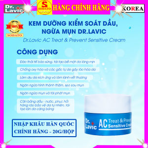 Serum mụn Dr.lavic chính hãng tinh chất dưỡng da dầu mụn thâm drlavic ac treat prevent acne serum kiềm dầu ngừa mụn giảm thâm dr lavic step 2 hàn quốc