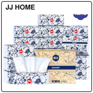 【JJ HOME】【24 Packs/Box】 ManHua Classic Drawing 5-ply 280sheets | Large Pack Soft Tissue