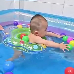 Baby & Kids Swimming Ring Float – Inflatable Pool Seat with Safety Aid for Water Training & Play