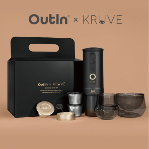 OutIn x KRUVE Barista Gift Set – Portable Espresso Machine Kit with Nano & Espresso Glasses