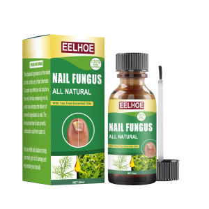 Eelhoe Tea Tree Oil Nail Fungus Treatment Essence Anti Infective Paronychia Onychomycosis Toe Care Repair Serum Foot Nail Fungus Repair Gel Foot Care Solution（30ml）