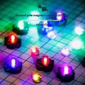 Thickness 5mm Magnetic Control LED Lamp with Battery Magnet for Gundam Gunpla GK DIY Mecha Kamen Rider Model Building Tool Magnetic Control Sensor Light. 