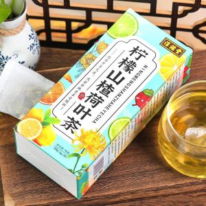 Winter Melon Lotus Leaf Tea Lemon Hawthorn Lotus Leaf Tea Nutritious NonFat Bag Tea