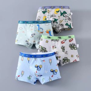 4-Pack Spider-Man Boys Underwear Set Pure Cotton Comfortable Breathable Kids Panties for 4-12 Years