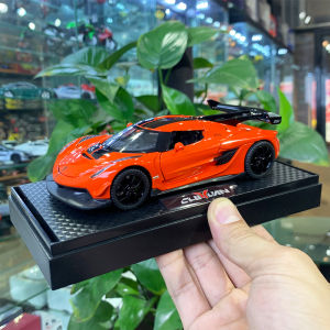 Mô hình xe Koenigsegg Jesko có đèn và âm thanh tỉ lệ 1:32 kèm đế trưng bày