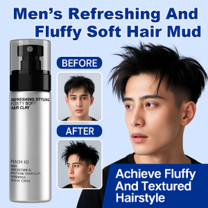 Mens Styling Hair Balm Natural Styling Natural Matte Hair Clay Refreshing Fluffy Cologne Hair Balm Soft Hair Clay