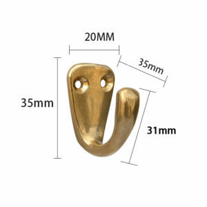 MINUTE Đồng thau Móc treo tường Bền bỉ Chịu tải nặng Móc treo áo khoác Cổ điển Đã khoan Móc treo cổ điển Phòng tắm Nhà bếp