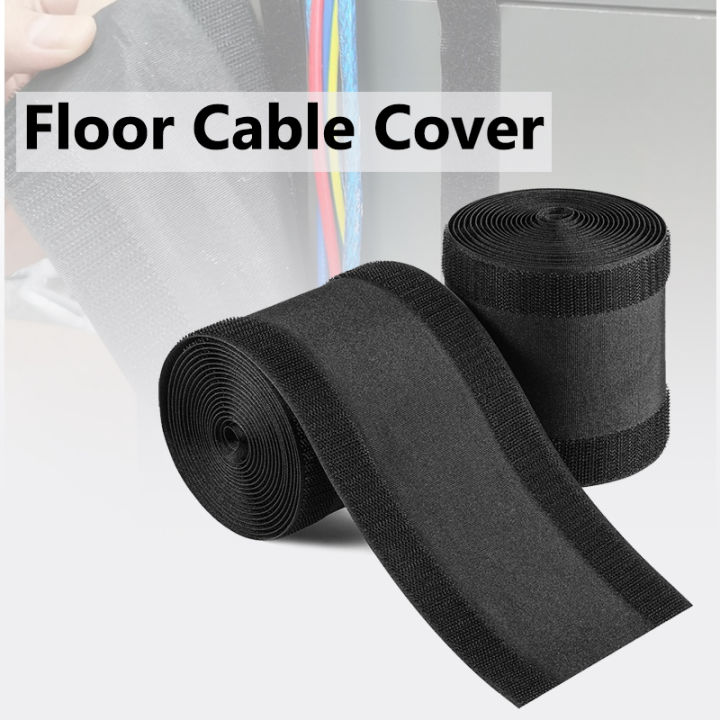 1/3M Floor Cable Cover Nylon Cable Grip Strip Self-adhesive Floor Cable ...