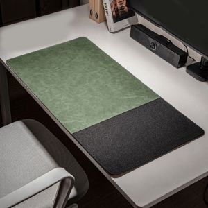 MIIQNUS Di động Bàn di chuột cổ điển Da PVC Lớn Tấm lót chuột Bền bỉ Chống thấm nước Tấm lót bàn chơi game điện tử Máy tính để bàn