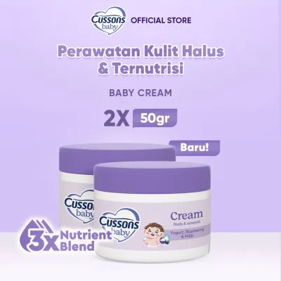 [Paket isi 2] Cussons Baby Cream Fresh & Nourish 50gr