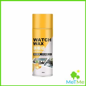 MetMe ที่ขัดเงาเครื่องหนังในรถ ป้องกัน ฟื้นฟู สเปรย์เคลือบภายใน ให้ความหอมกลิ่นผลไม้ Car interior wax