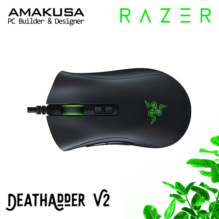 Ergonomic Mouse Razor Razer DeathAdder V2 Ergonomics RGB Gaming Mouse Mice Programmable ...