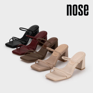 Nose Strappy CloudFoam Insole Block Heel Slide